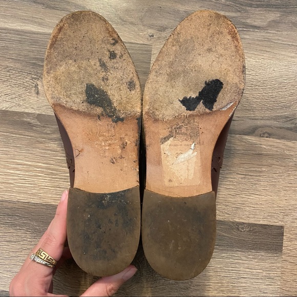 Moschino Brown Leather Lace Up Oxford Shoes - Picture 8 of 9